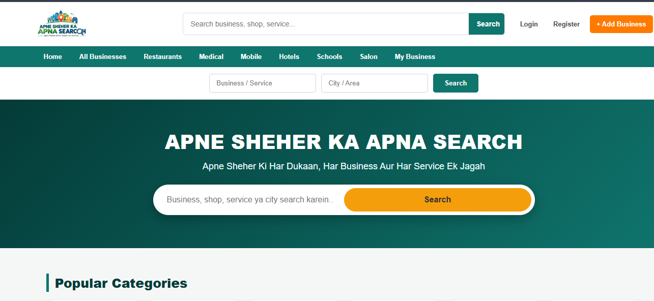Apna adda - Online Business Directory